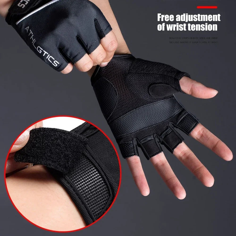 Breathable Fingerless Workout Gloves – Unisex