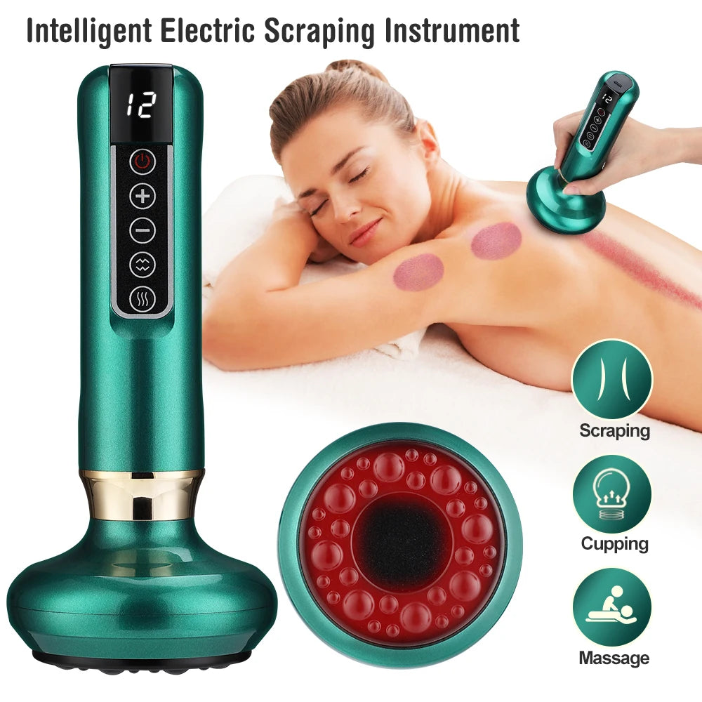 Electric Cupping Massager – Vacuum GuaSha & Anti-Cellulite Slimming Device