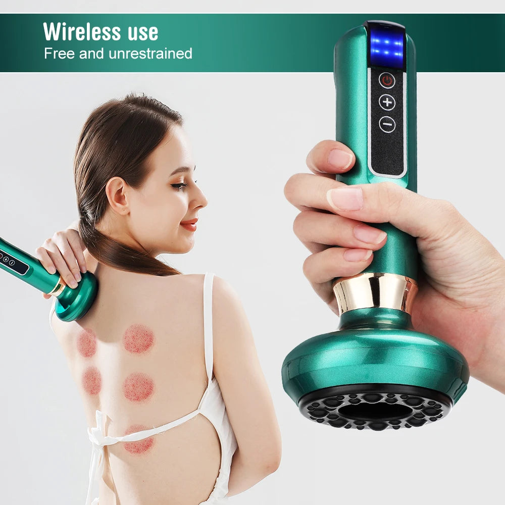 Electric Cupping Massager – Vacuum GuaSha & Anti-Cellulite Slimming Device