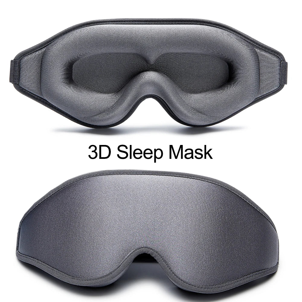 3D Memory Foam Sleep Mask Light Blockout