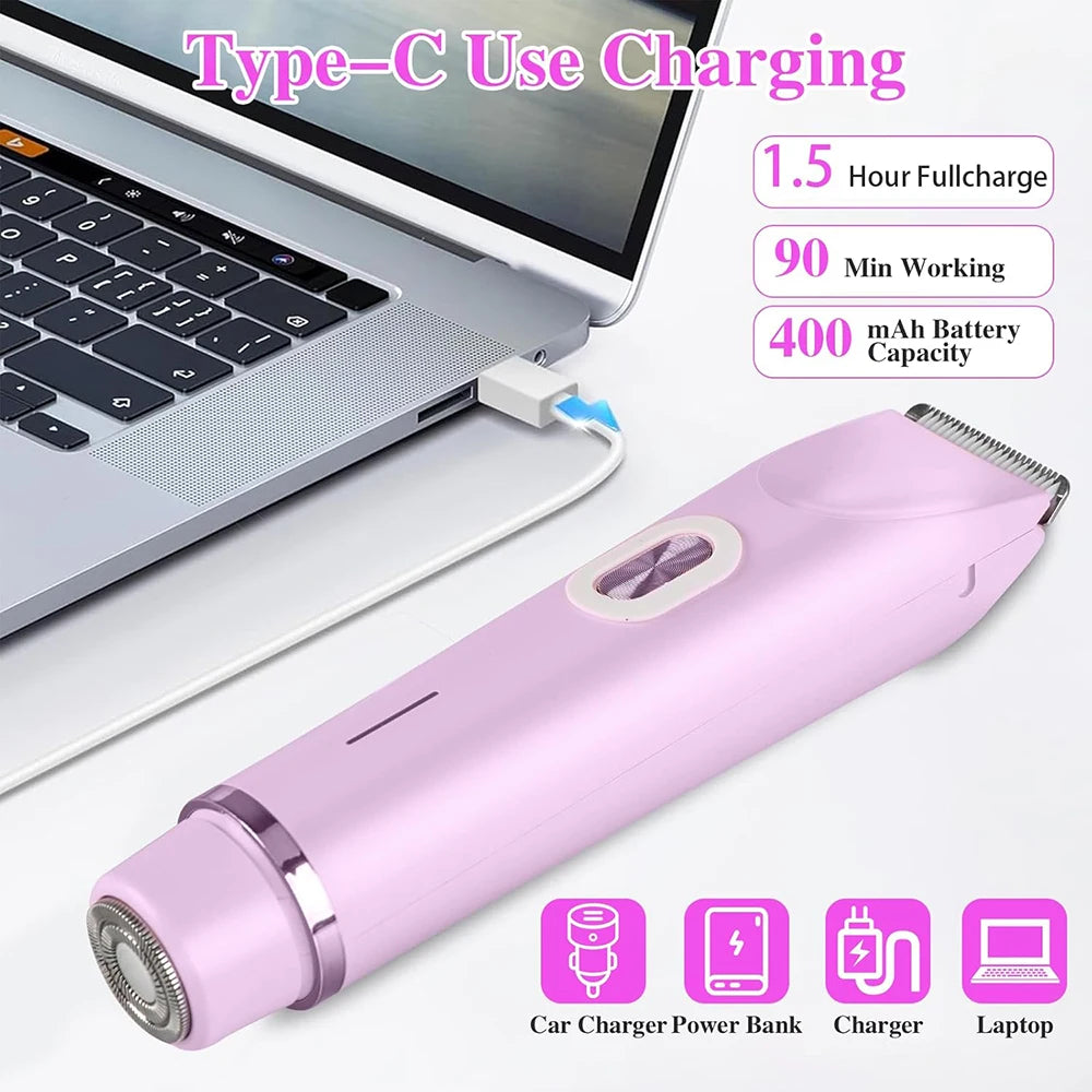 Painless Electric Hair Remover & Shaver for Women