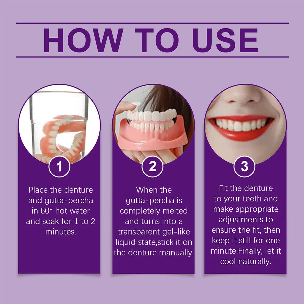 Silicone Denture Reline Kit – Upper & Lower Setn and Women