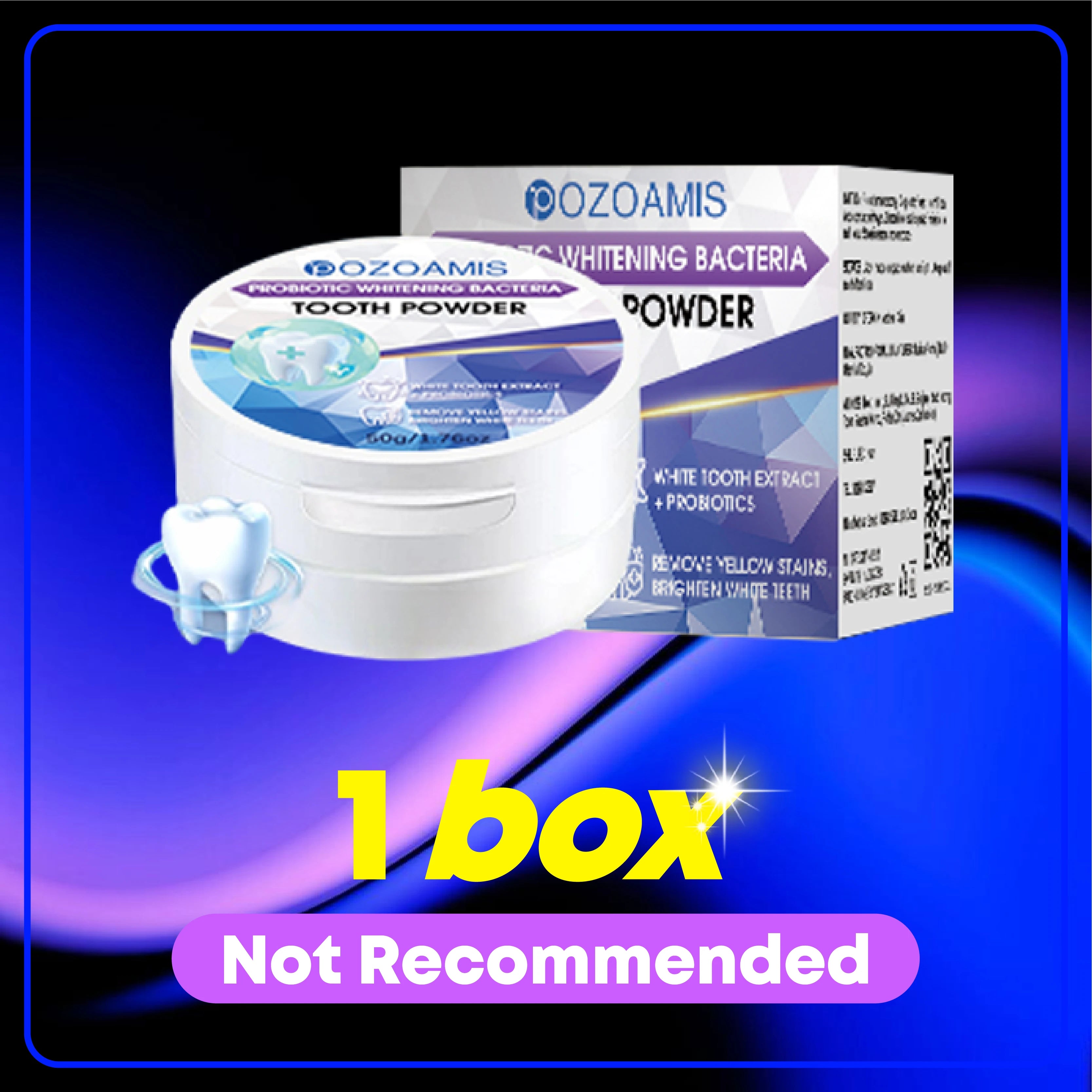 2025 Teeth Whitening & Plaque Cleansing Mineral Powder