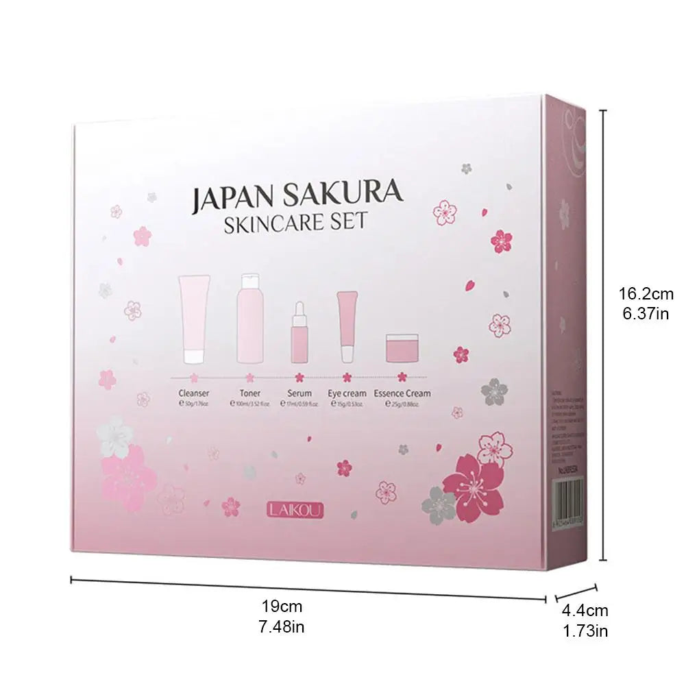 Sakura Skin Care Set – 3/5pcs Facial Care Gift Box
