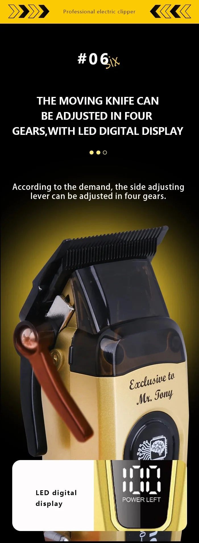 Kemei Pro Brushless Cordless Hair Clipper – 11,500 RPM