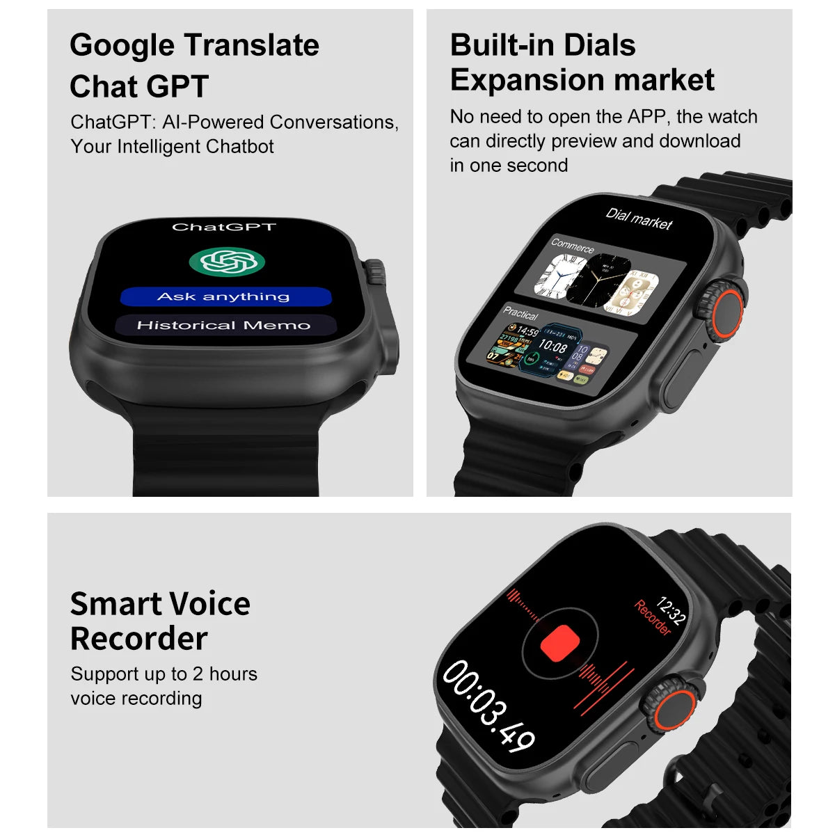 2025 DT Ultra 3 Pro Smartwatch with NFC & 32GB Memory