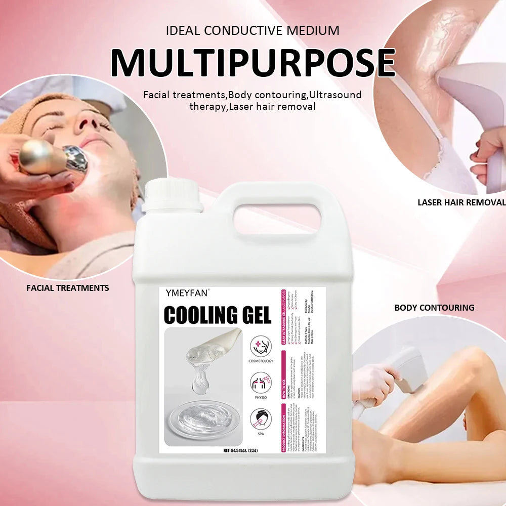 2.5L RF & Cavitation Clear Contact Gel – Face & Body Care