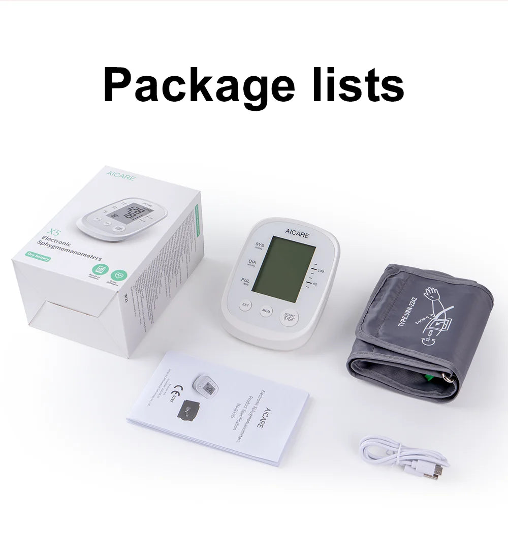 Aicare Digital Blood Pressure Monitor Upper Arm