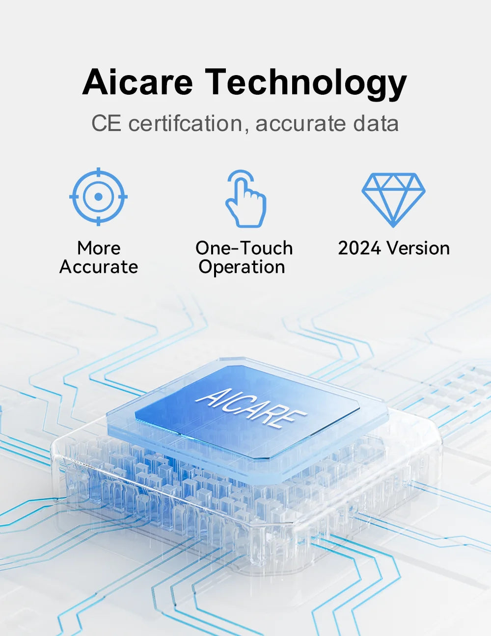 Aicare Digital Blood Pressure Monitor Upper Arm