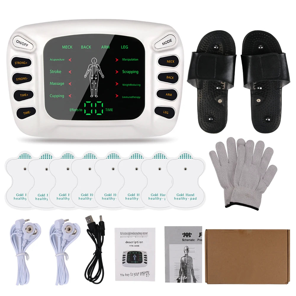 TENS & EMS Electrostimulator – Physiotherapy Pulse Muscle Massager