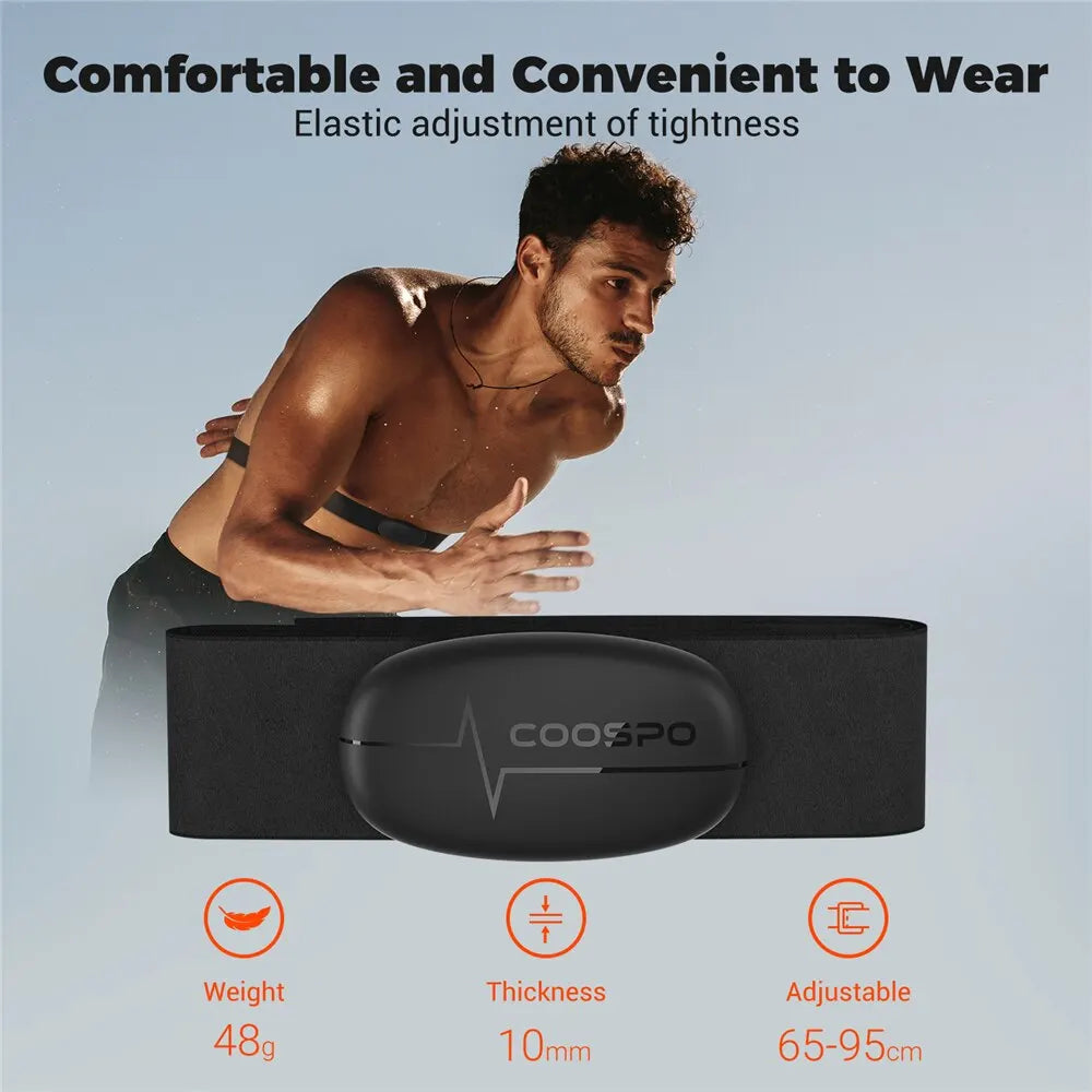 COOSPO H6/H9Z Chest Heart Rate Monitor Bluetooth ANT+