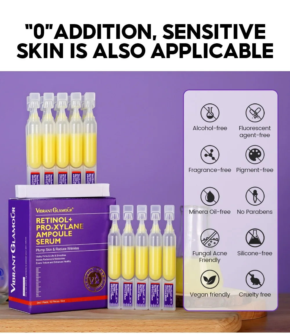 Retinol + Pro-xylane Ampoule Serum – 15pcs