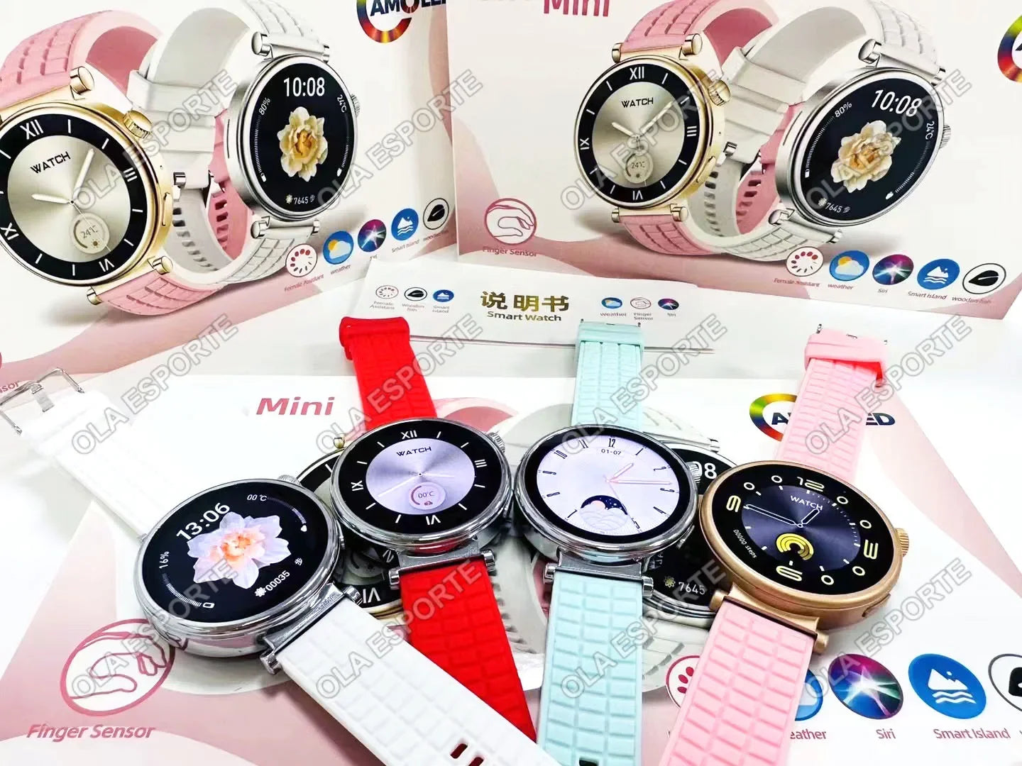 2024 NFC Smartwatch Women 1.27" AMOLED