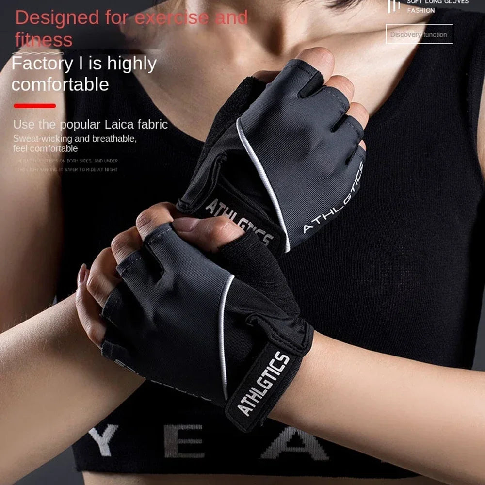 Breathable Fingerless Fitness Gloves