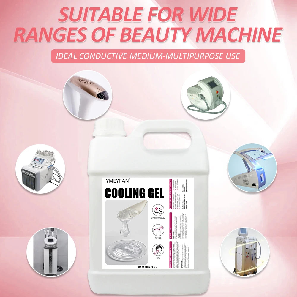 2.5L RF & Cavitation Clear Contact Gel – Face & Body Care