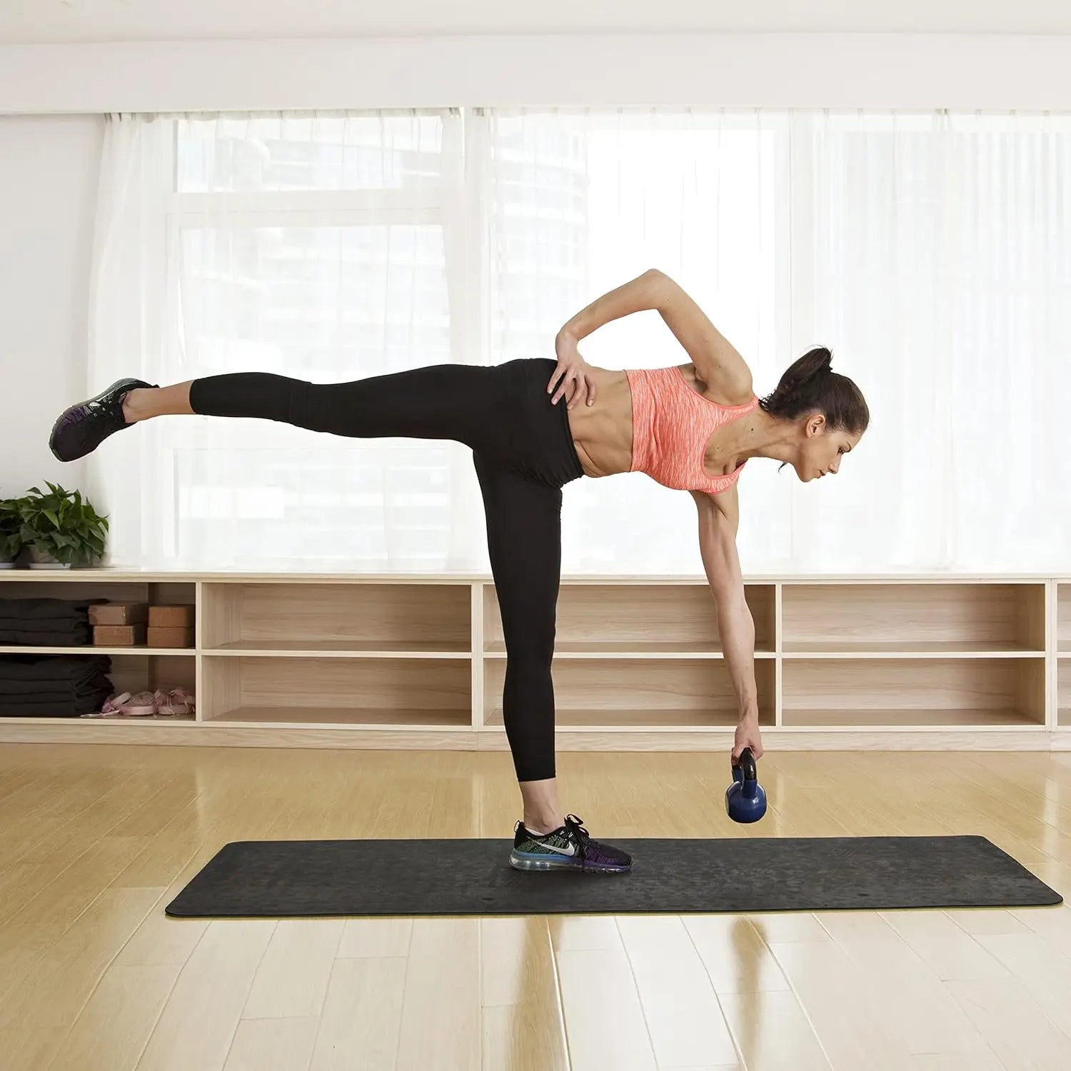 10LB Vinyl Coated Kettlebell – Green