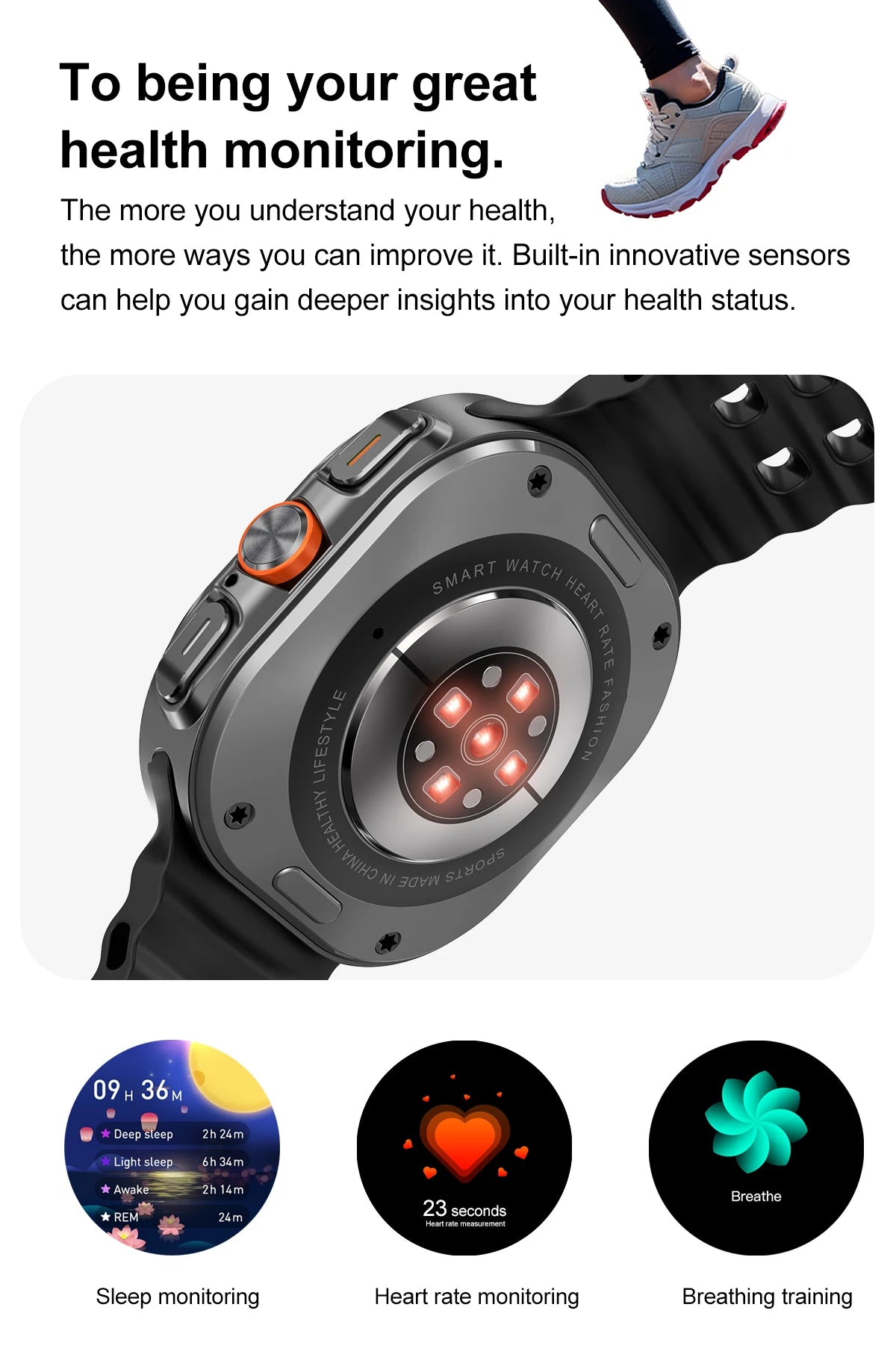 2025 Watch 7 Ultra Smartwatch with GPS & 32GB Memory