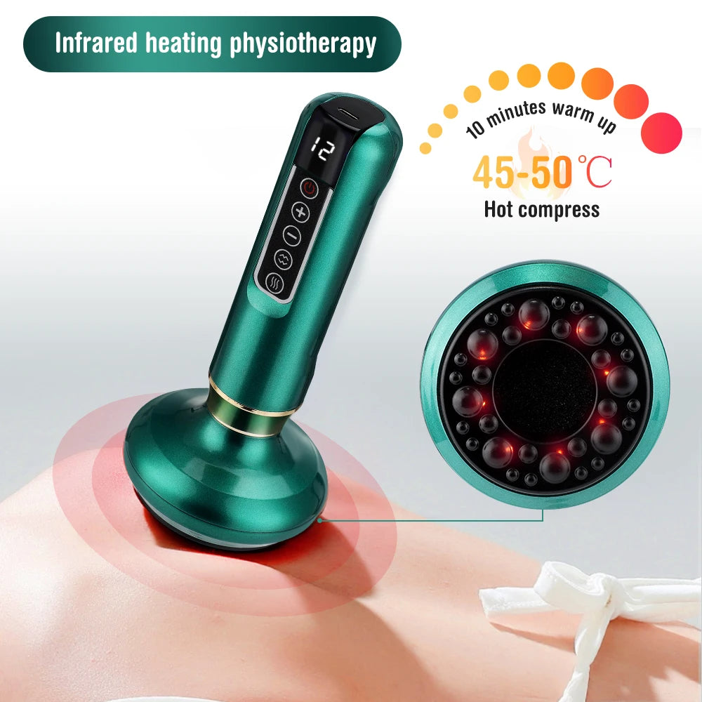 Electric Cupping Massager – Vacuum GuaSha & Anti-Cellulite Slimming Device
