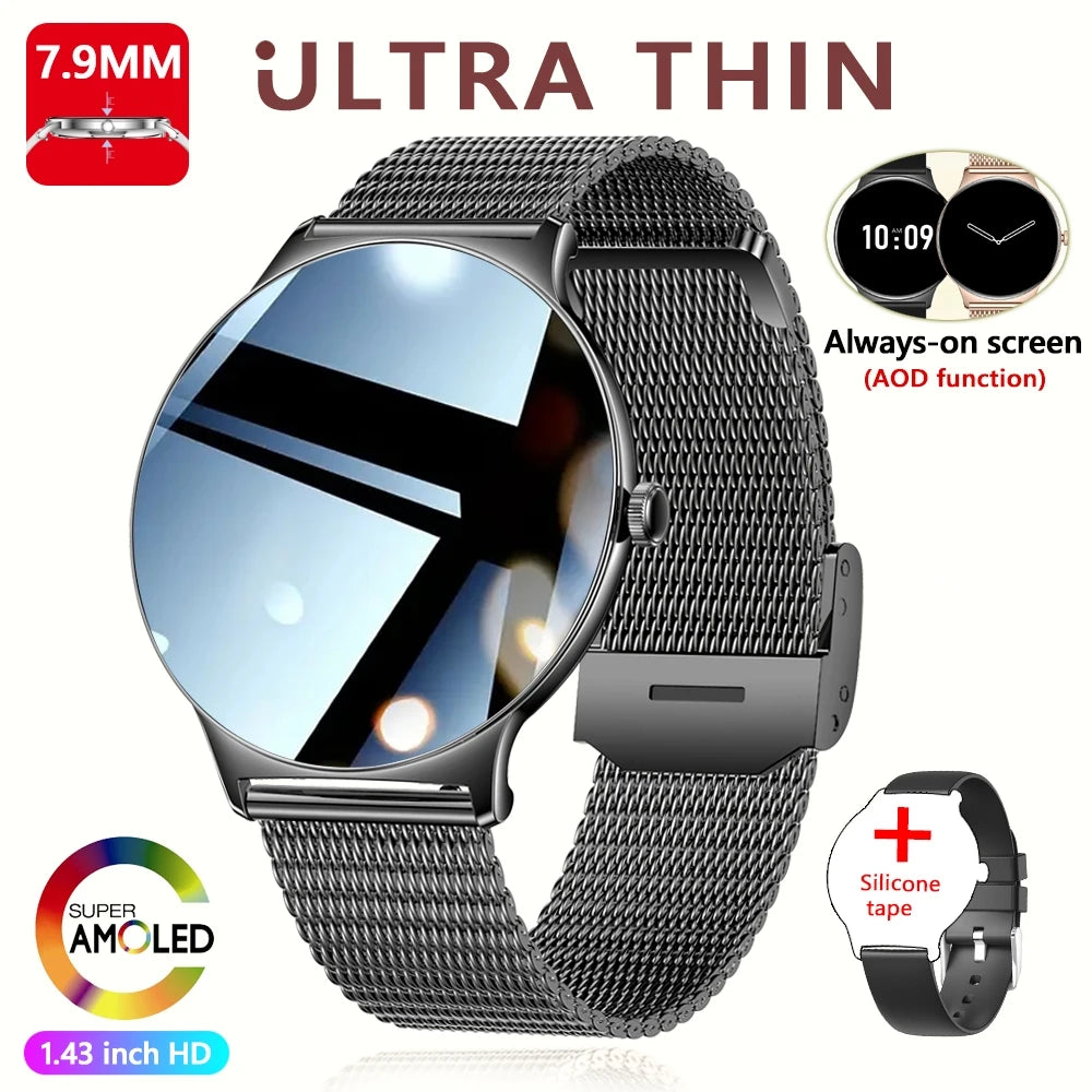 Ultra Slim AMOLED Women’s Smartwatch with BT Calling