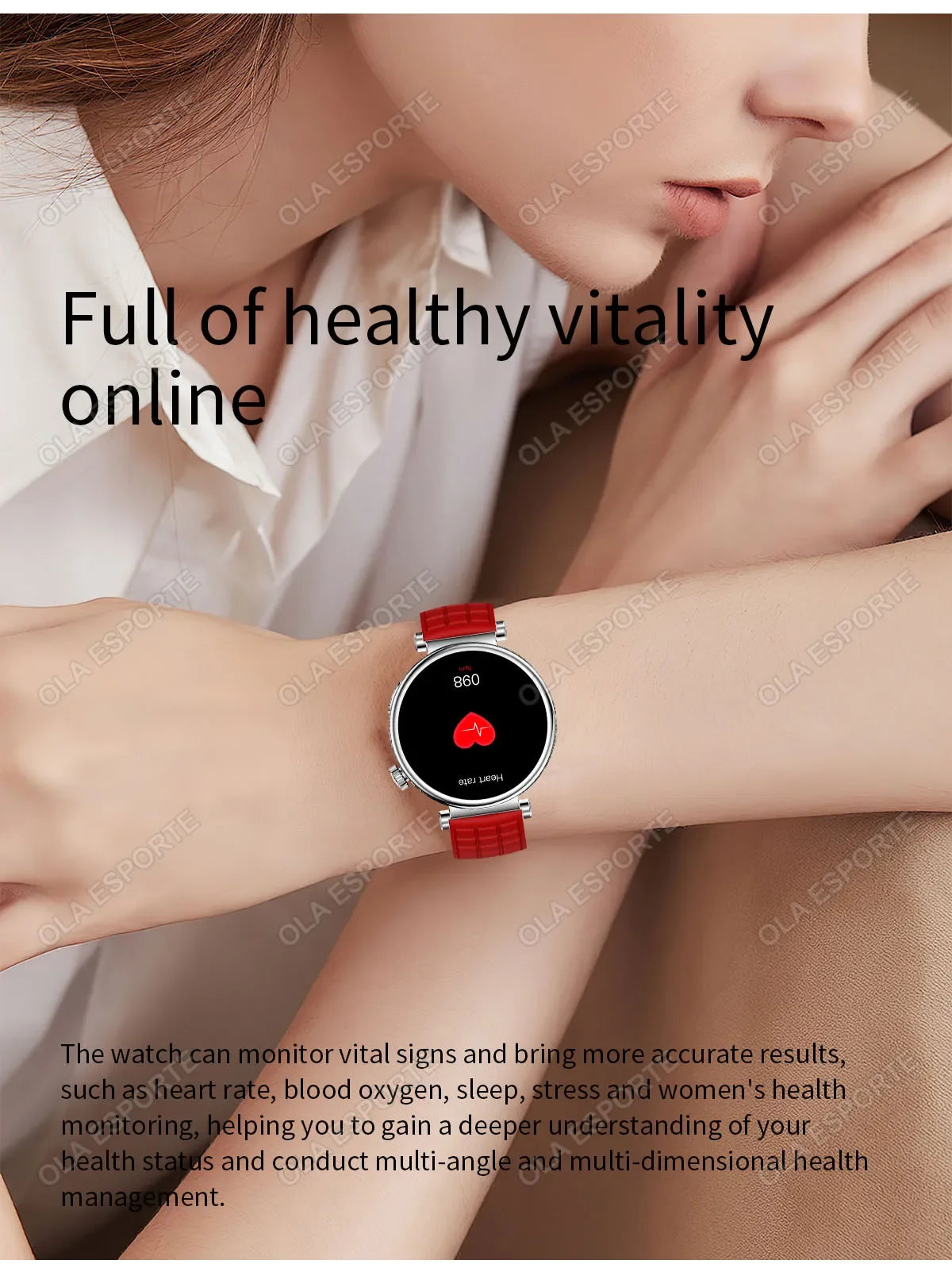 2024 NFC Smartwatch Women 1.27" AMOLED