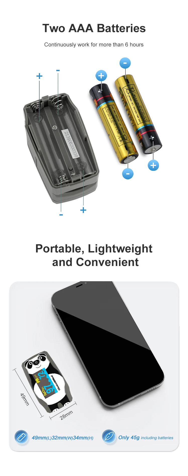 ChoiceMMed Pediatric Finger Pulse Oximeter