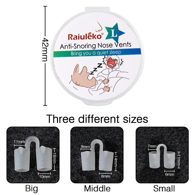 3/4PCS Professional Snore Stopper Nasal Dilators