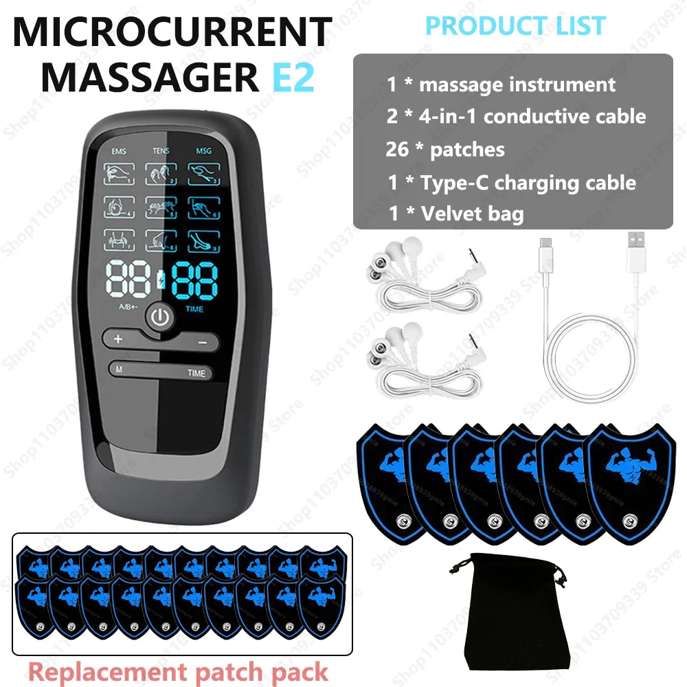 TENS & EMS Physiotherapy Machine – Digital Acupuncture Slimming Massager