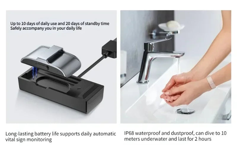 2208A Smart Fitness Bracelet Heart Rate BP