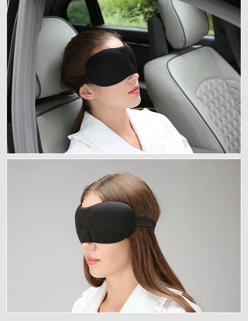 3D Soft Padded Sleep Mask Light Blockout