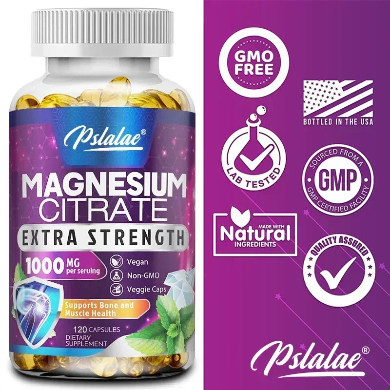 Magnesium Citrate – Muscle, Nerve & Heart Support