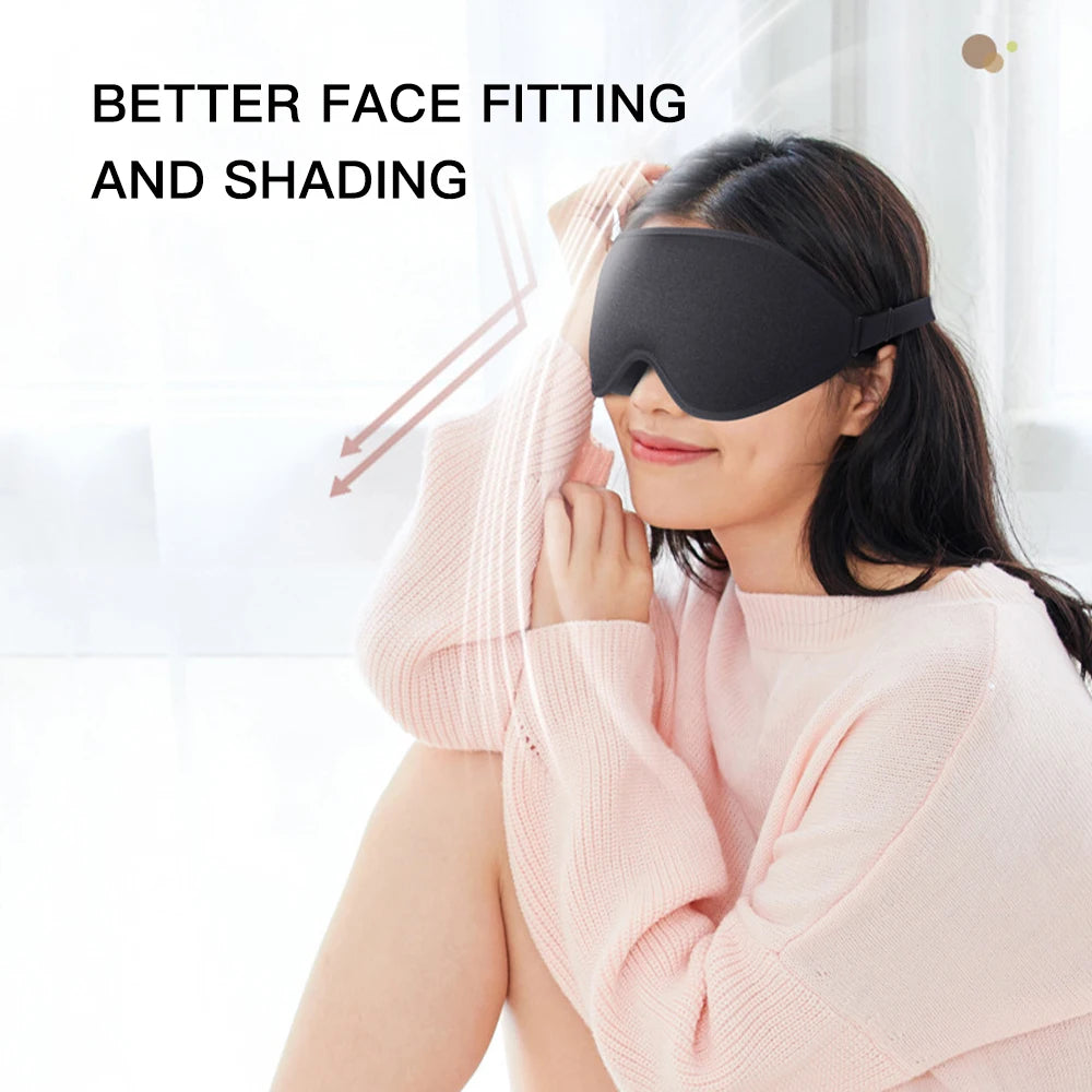 3D Memory Foam Sleep Mask Light Blockout