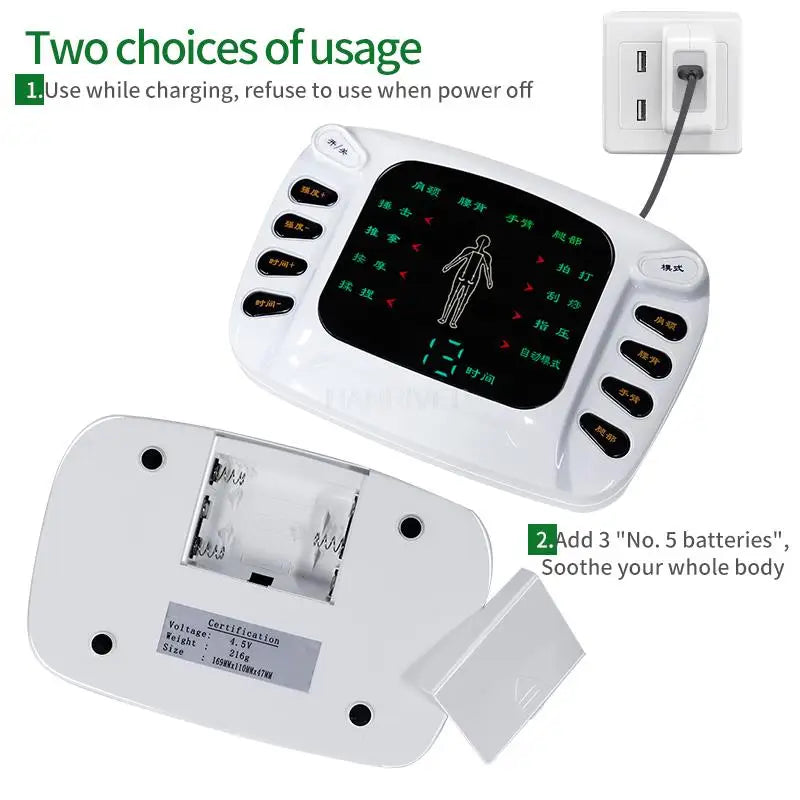 Digital Meridian Massager – Multi-Functional Electronic Therapy Device