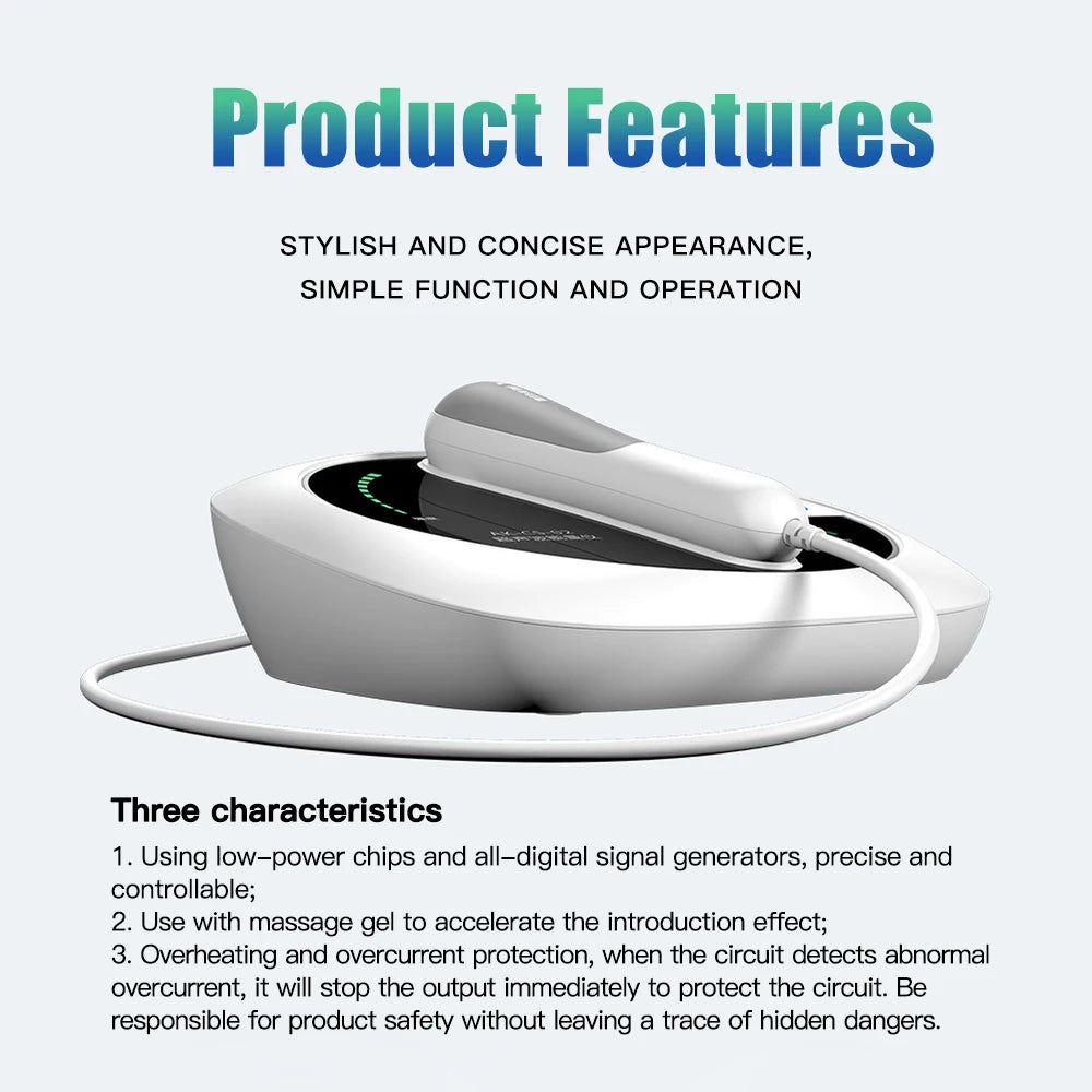 Ultrasound Physiotherapy Massage Device – 1MHz Pain Relief for Muscles & Joints