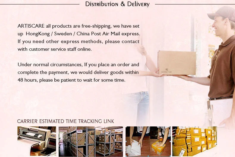 ARTISCARE Vitamin C & Hyaluronic Acid Serum Set – 4PCS Moisturizing Facial Care