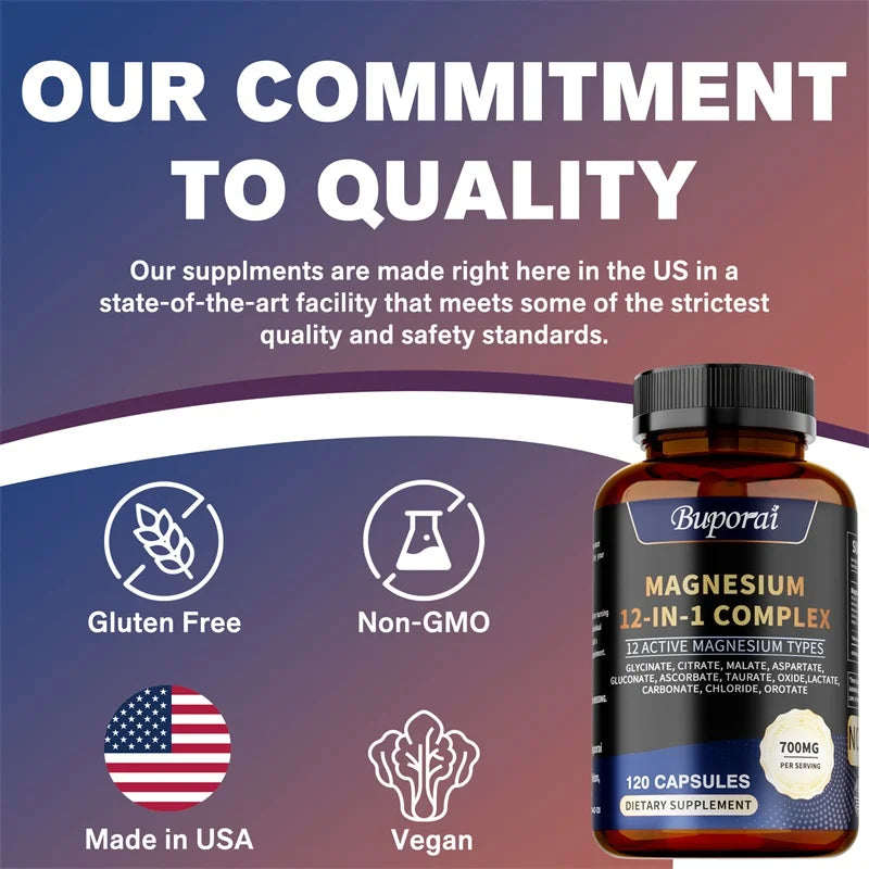 Magnesium Complex – Bone, Heart & Sleep Support