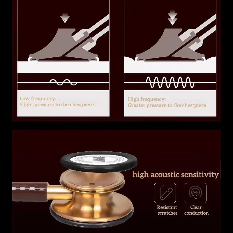 Professional Double-Sided Cardiology Stethoscope
