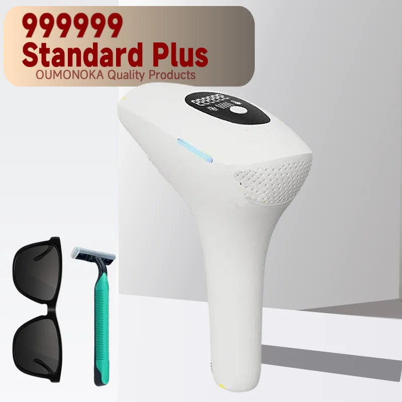 Permanent IPL Laser Hair Removal & Epilator Device