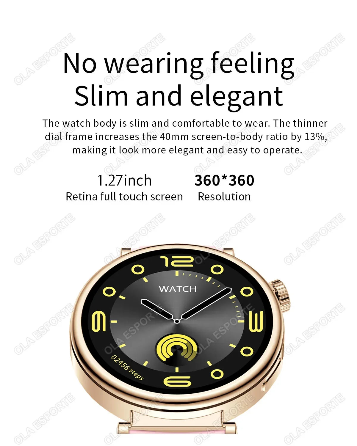 2024 NFC Smartwatch Women 1.27" AMOLED