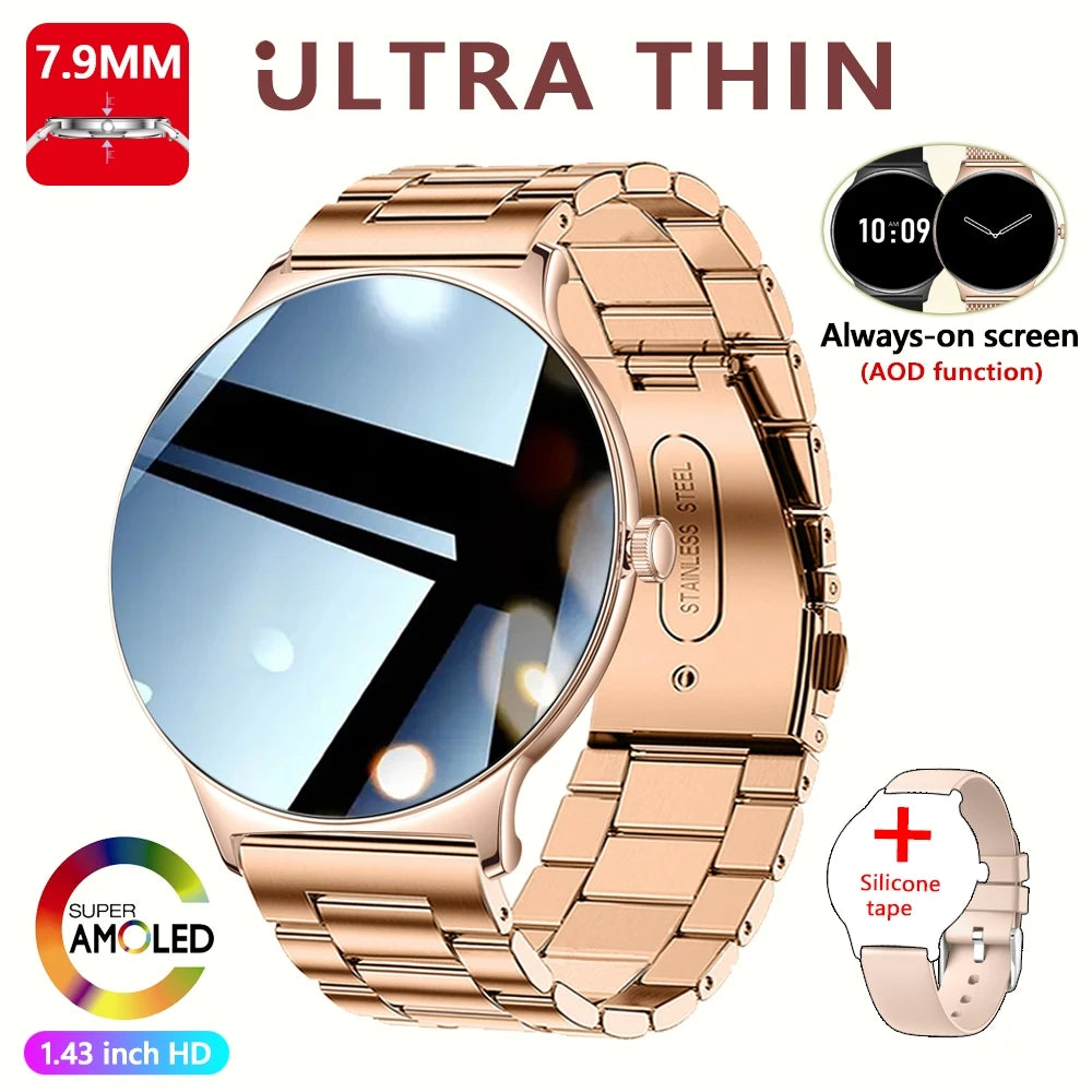 Ultra Slim AMOLED Women’s Smartwatch with BT Calling