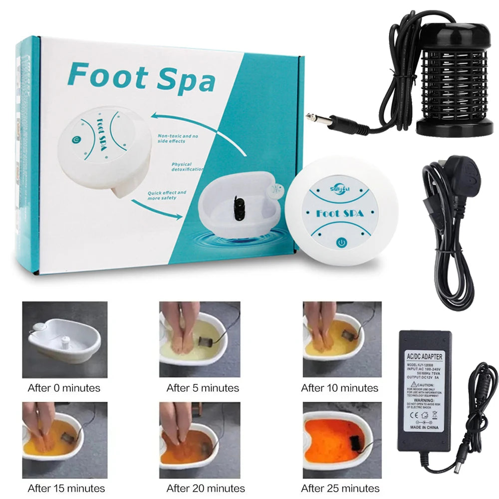 Detox Ionic Foot Spa Massager – Health Therapy & Vibration Cleanse Machine