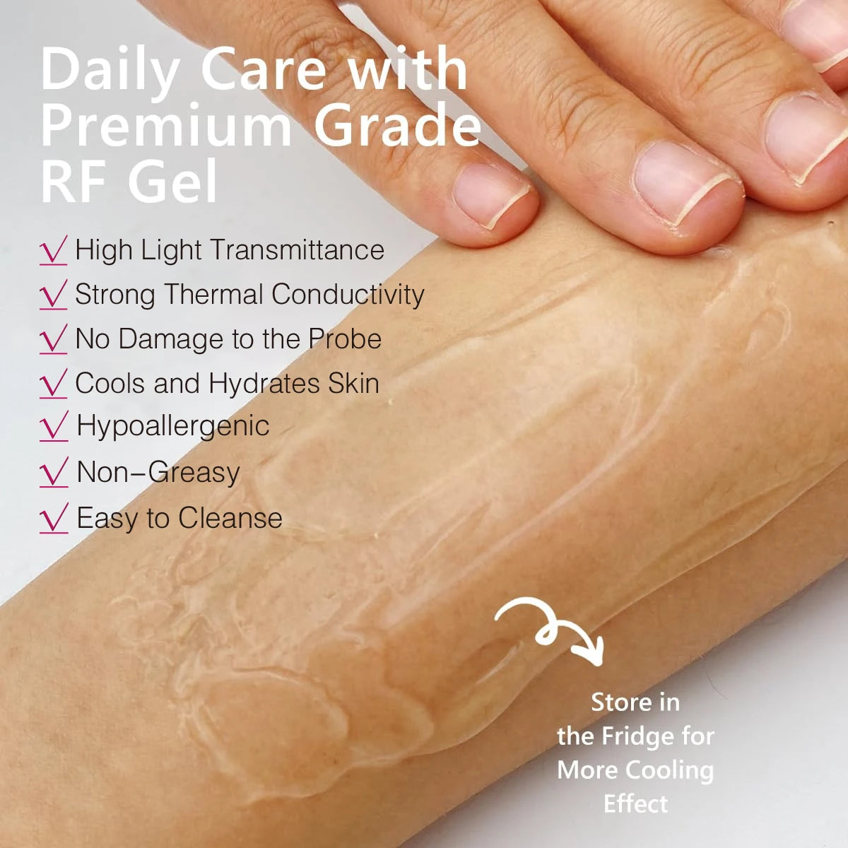 2.5L RF & Cavitation Clear Contact Gel – Face & Body Care