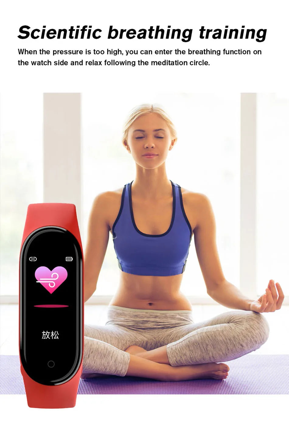 M6 Fitness Smartwatch with Health Monitoring