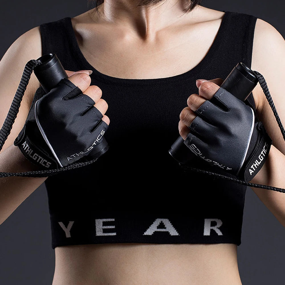 Breathable Fingerless Workout Gloves – Unisex