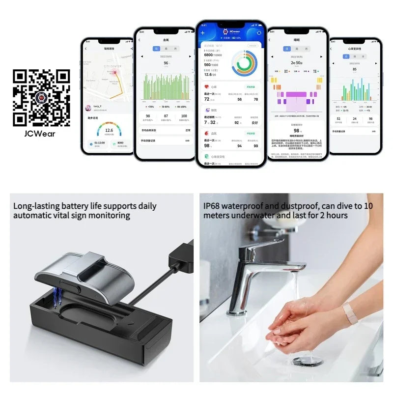 2208A Smart Fitness Bracelet Heart Rate BP