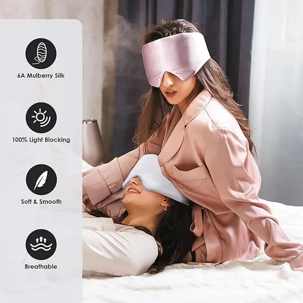 Mulberry Silk Sleeping Mask Light Blockout