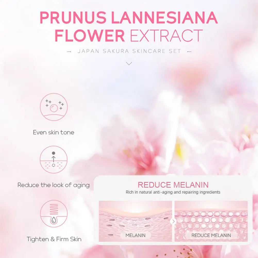 Sakura Skin Care Set – 3/5pcs Facial Care Gift Box