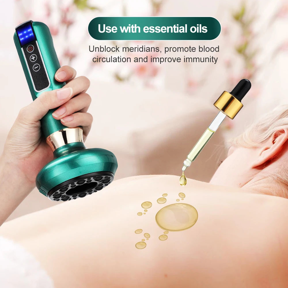 Electric Cupping Massager – Vacuum GuaSha & Anti-Cellulite Slimming Device