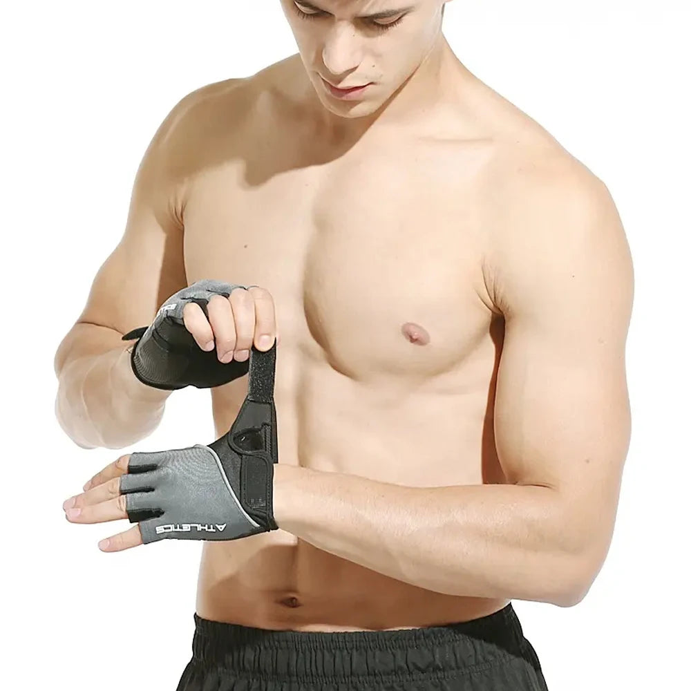 Breathable Fingerless Workout Gloves – Unisex