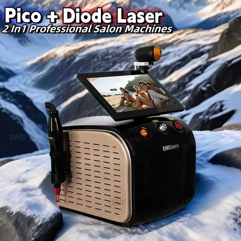 2-in-1 Diode & Alexandrite Laser Hair & Tattoo Remover
