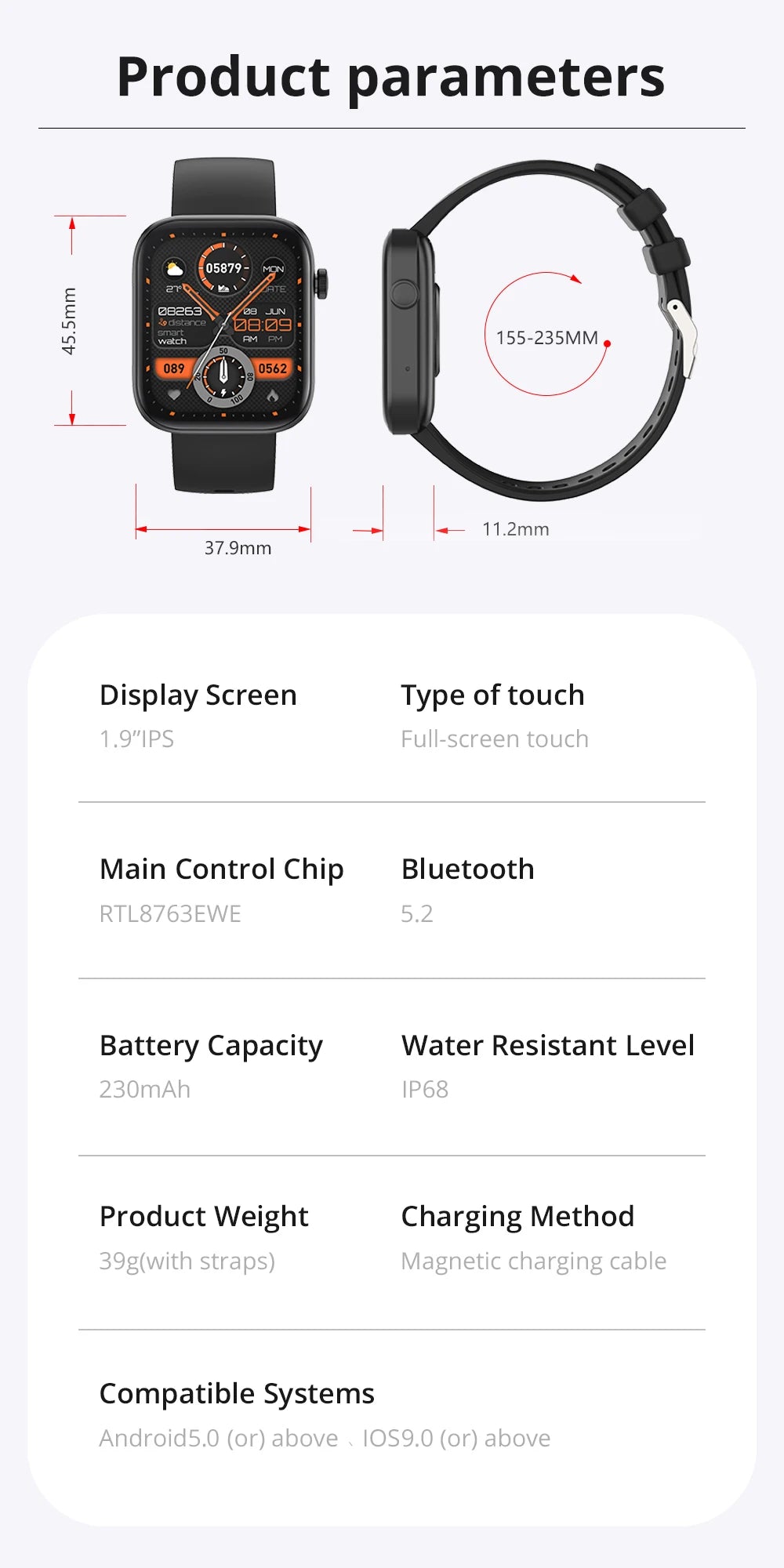 COLMI P71 Smartwatch Voice Call IP68